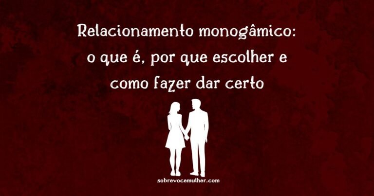Imagem ilustrativa sobre relacionamento monogâmico e fidelidade no relacionamento amoroso.